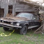 1968 Ford Shelby GT500 Fastback hittad i lada