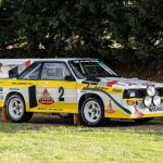 1985 Group B Works Audi Sport quattro S1 E körd av Hannu Mikkola till salu