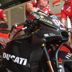 Andrea Dovizioso har fått nya vingar på hans Ducati MotoGP-hoj