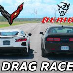 Corvette C8 vs Dodge Challenger Demon
