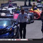 GM chef sätter en 755 hästars Corvette i räcket och stoppar IndyCar GP start
