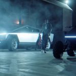 Hip-Hopare visar upp nya Cybertruck