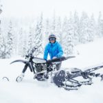 Klassisk Yamaha XT500 Snow Bike