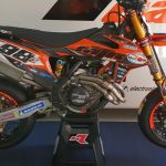 MTR visar deras Supermoto som Laurent Fath ska köra i år