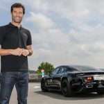 Porsche Mission E med 600 hästkrafter testas av Mark Webber