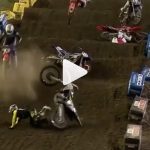 Massiv krasch i 250 SX i Daytona