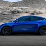Tesla Model Y på väg
