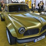 Fet Volvo Amazon på ett chassi från en Chevrolet Corvette