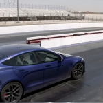 Jay Leno sätter rekord med en Tesla Model S Plaid